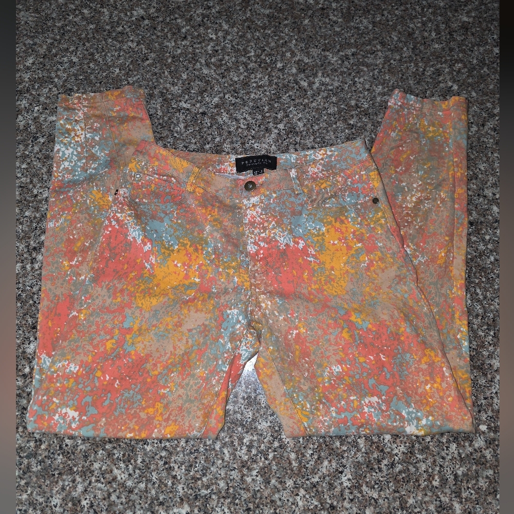 Peruvian Connection Splatter Jeans